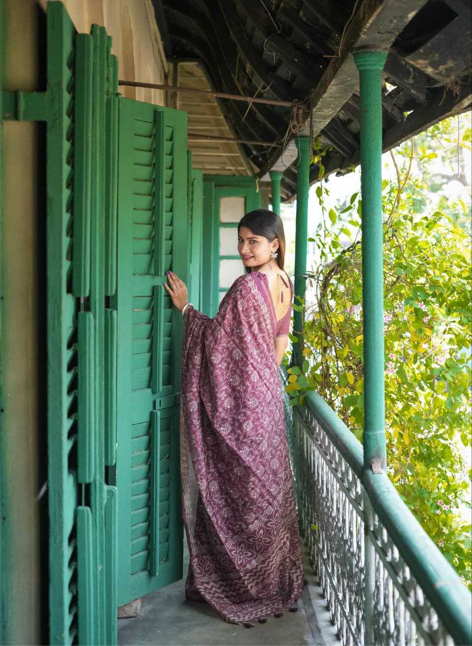 Ynf Tussar Silk RIN207 SANVI BATIK Silk Sarees Wholesale Tussar Silk Sarees Manufacturer