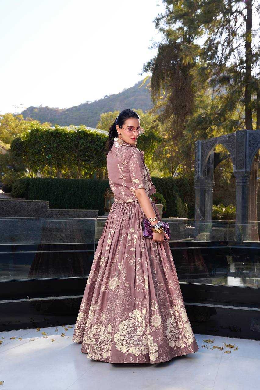 Ynf Tussar Silk RIN222 67 Lehengas Wholesale Designer Lehenga Silk Lehenga Printed Lehenga Manufacturer