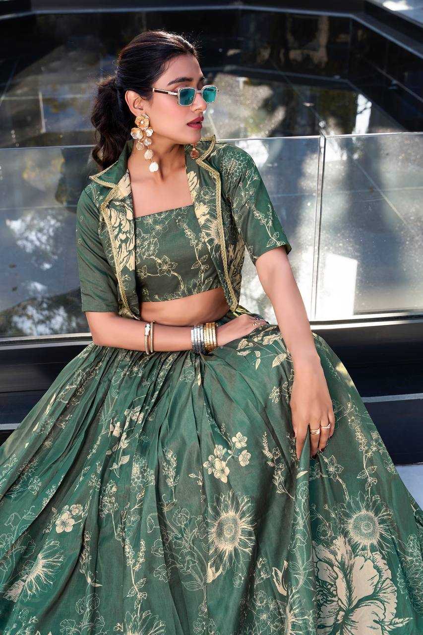 Ynf Tussar Silk RIN222 67 Lehengas Wholesale Designer Lehenga Silk Lehenga Printed Lehenga Manufacturer