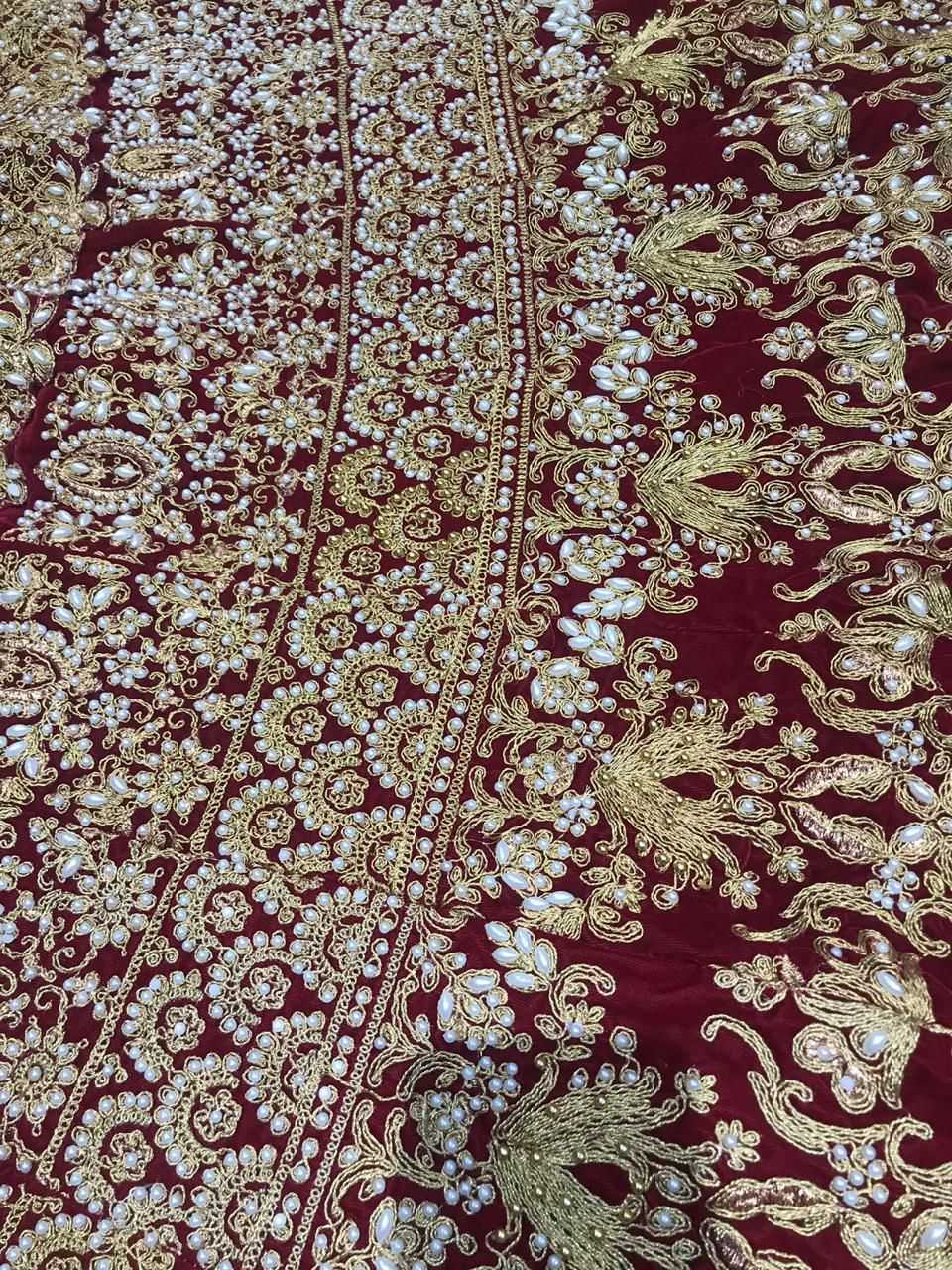 Ynf Velvet KESH494 1061 Lehengas Wedding Collections Wholesale Wedding Lehenga Velvet Lehenga Zari Work Lehenga Manufacturer