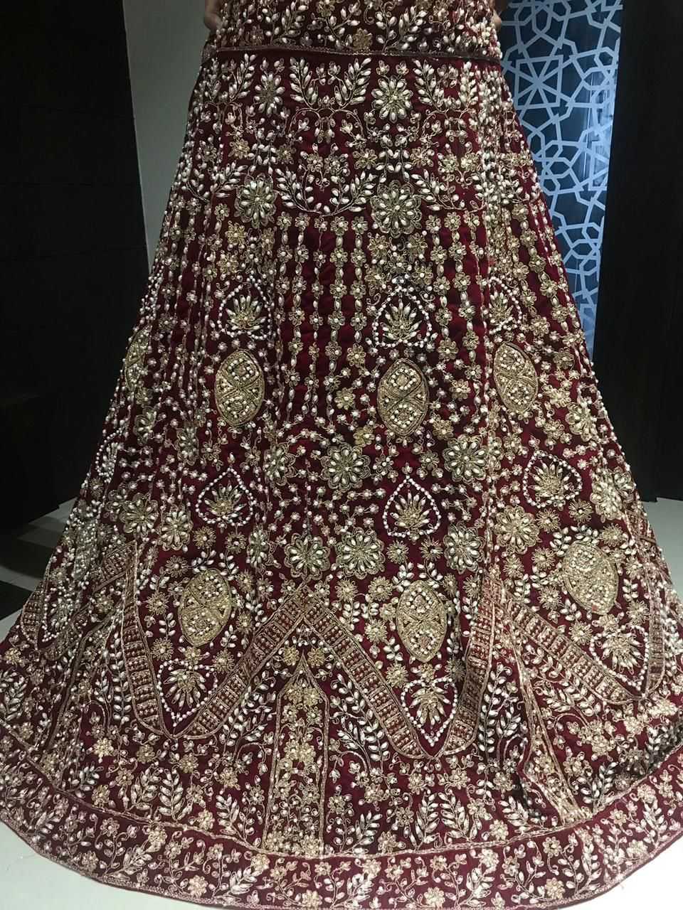 Ynf Velvet KESH494 1121 Lehengas Wedding Collections Wholesale Embroidered Lehenga Velvet Lehenga Zari Work Lehenga Manufacturer