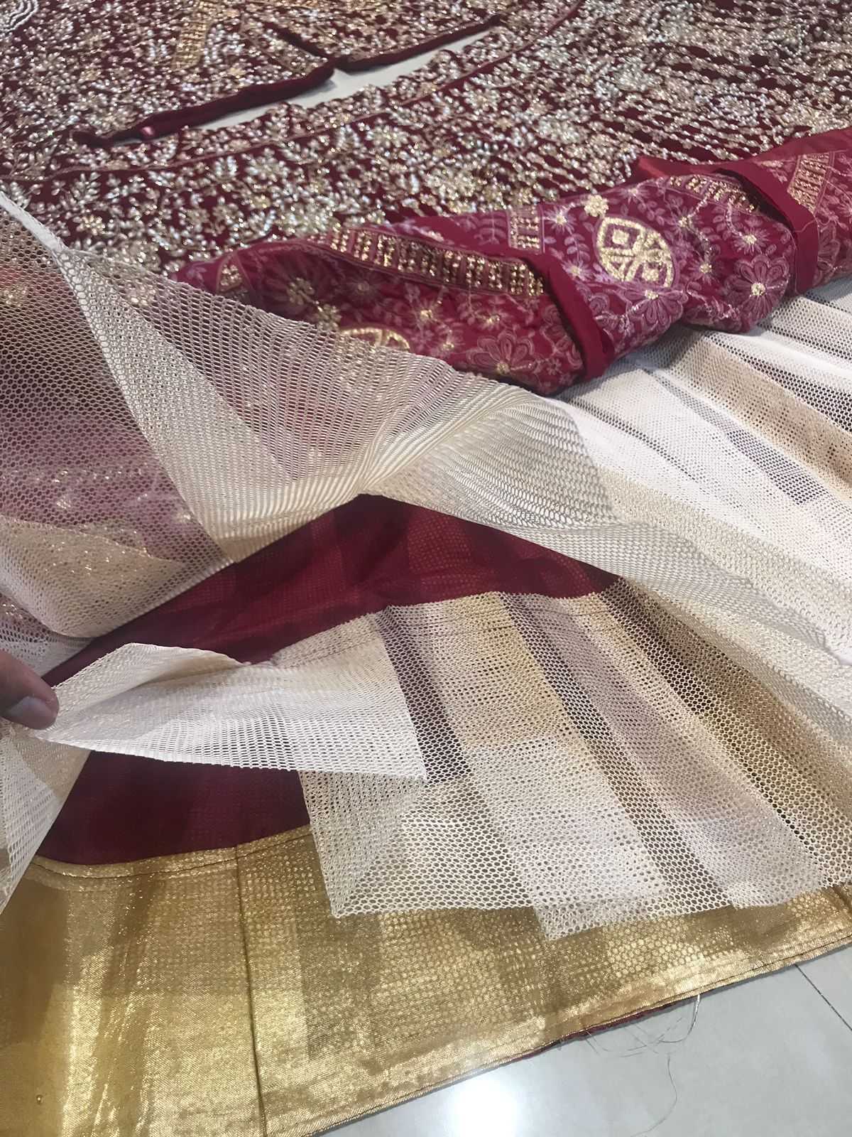 Ynf Velvet KESH494 1121 Lehengas Wedding Collections Wholesale Embroidered Lehenga Velvet Lehenga Zari Work Lehenga Manufacturer