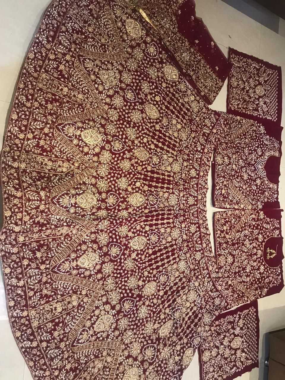 Ynf Velvet KESH494 1121 Lehengas Wedding Collections Wholesale Embroidered Lehenga Velvet Lehenga Zari Work Lehenga Manufacturer