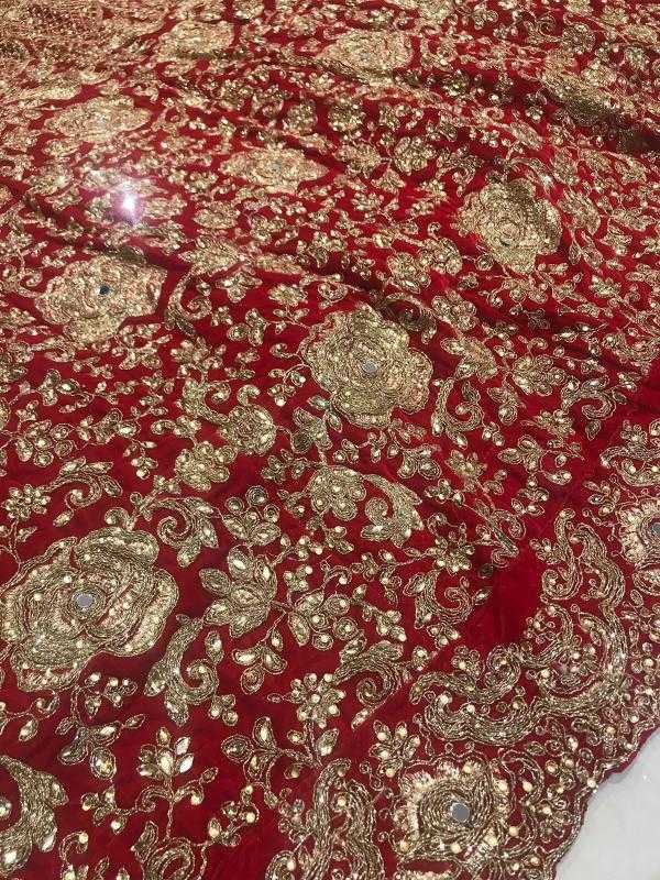 Ynf Velvet KESH494 1123 Lehengas Wholesale Embroidered Lehenga Velvet Lehenga Zari Work Lehenga Manufacturer