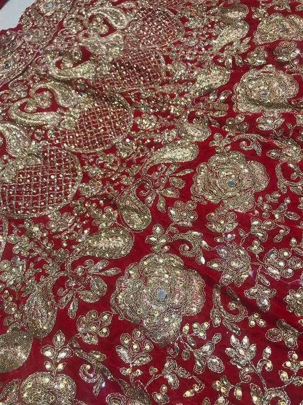 Ynf Velvet KESH494 1123 Lehengas Wholesale Embroidered Lehenga Velvet Lehenga Zari Work Lehenga Manufacturer