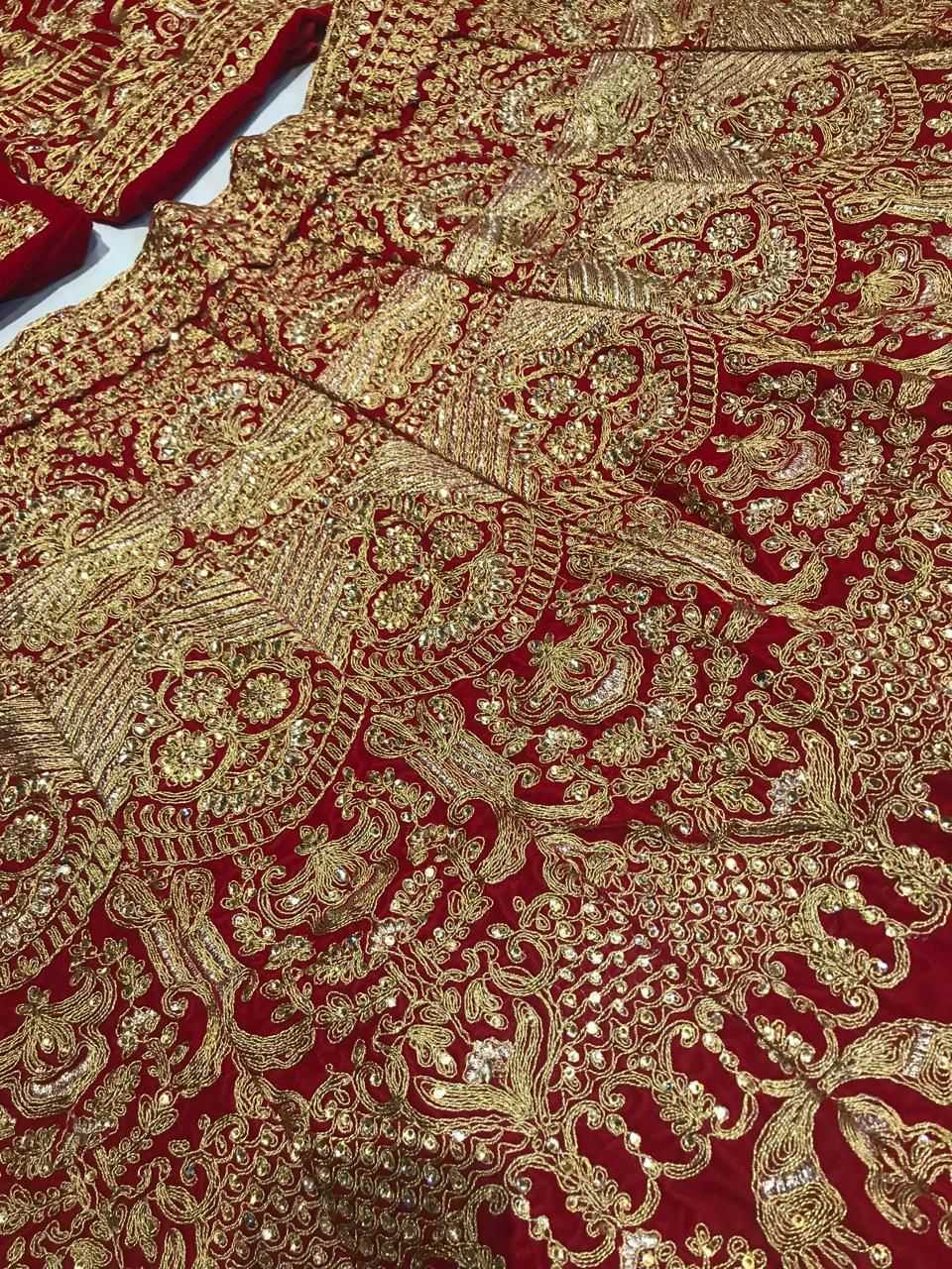 Ynf Velvet KESH494 1131 Lehengas Wedding Collections Festive Collections Wholesale Embroidered Lehenga Velvet Lehenga Zari Work Lehenga Manufacturer