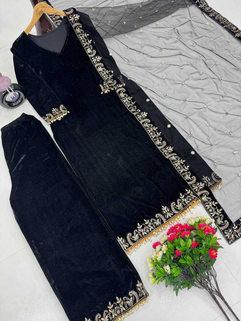 Ynf Velvet KESH512 193 Suits & Dresses Wholesale Ladies Suits Dresses Designer Suits Manufacturer