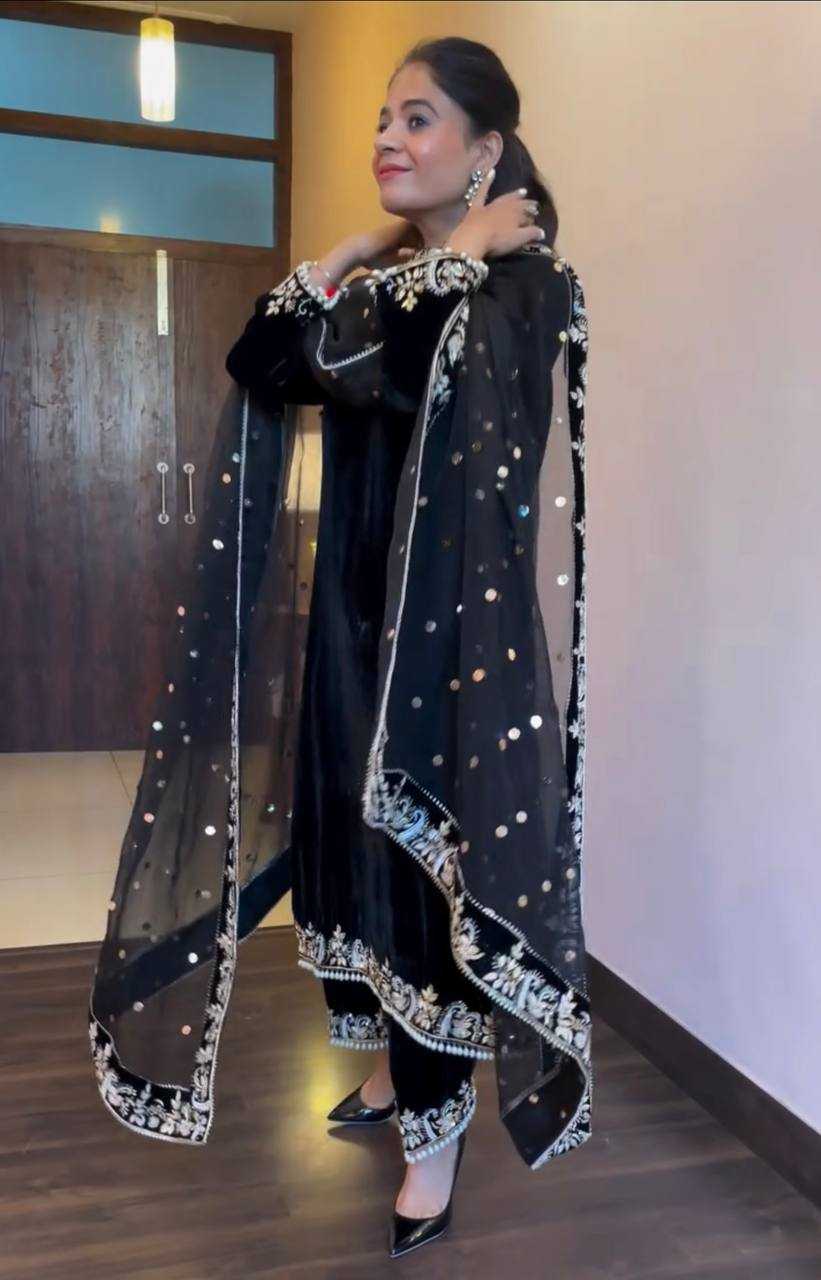 Ynf Velvet KESH512 193 Suits & Dresses Wholesale Ladies Suits Dresses Designer Suits Manufacturer
