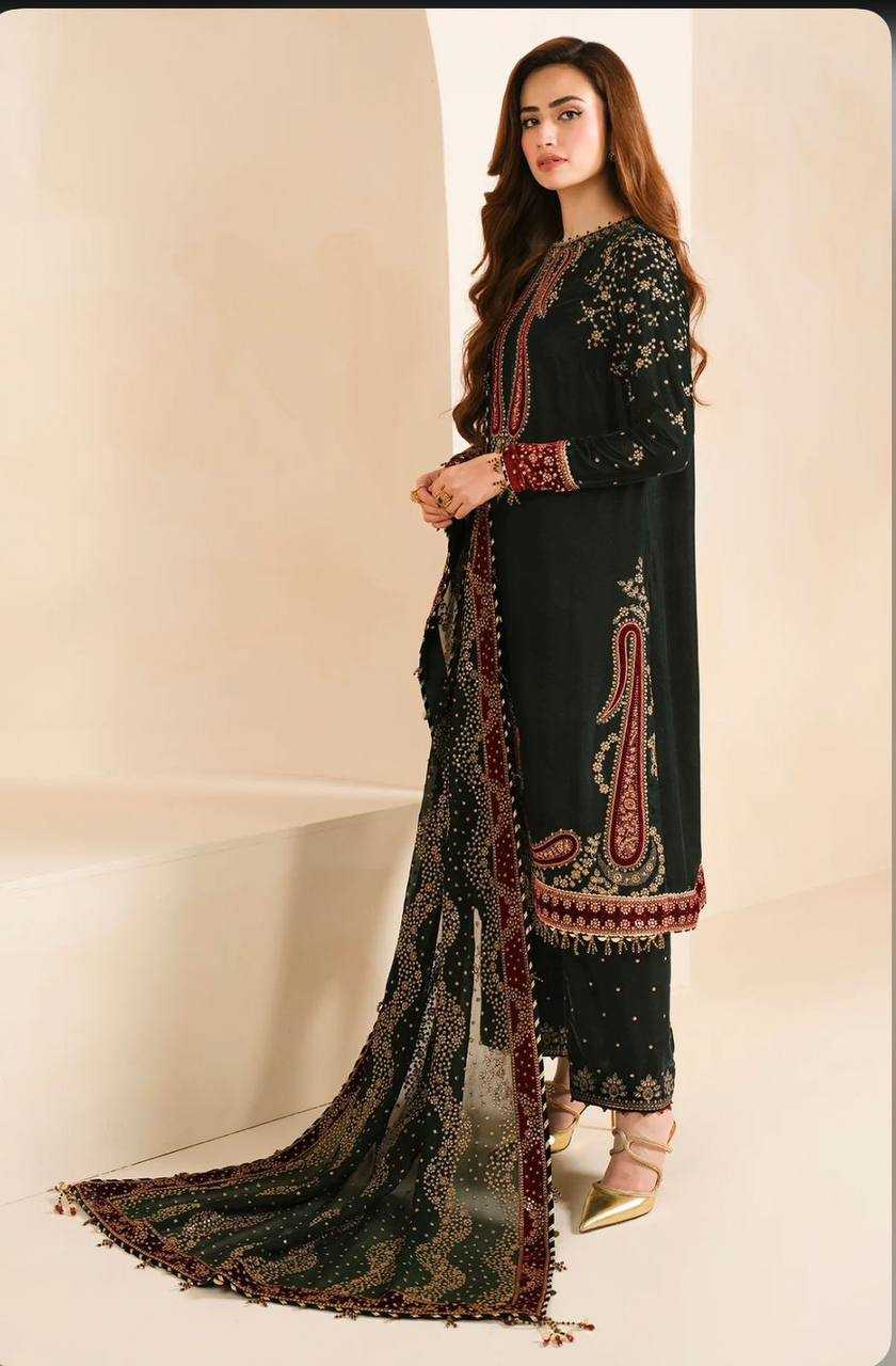 Ynf Velvet KESH531 1014 Suits & Dresses Wholesale Ladies Suits Kashmiri Suits Embroidery Suits Palazzo Suit Wedding Suits Zari Work Suit Manufacturer