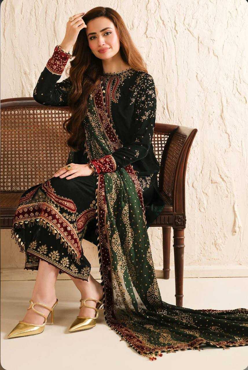 Ynf Velvet KESH531 1014 Suits & Dresses Wholesale Ladies Suits Kashmiri Suits Embroidery Suits Palazzo Suit Wedding Suits Zari Work Suit Manufacturer