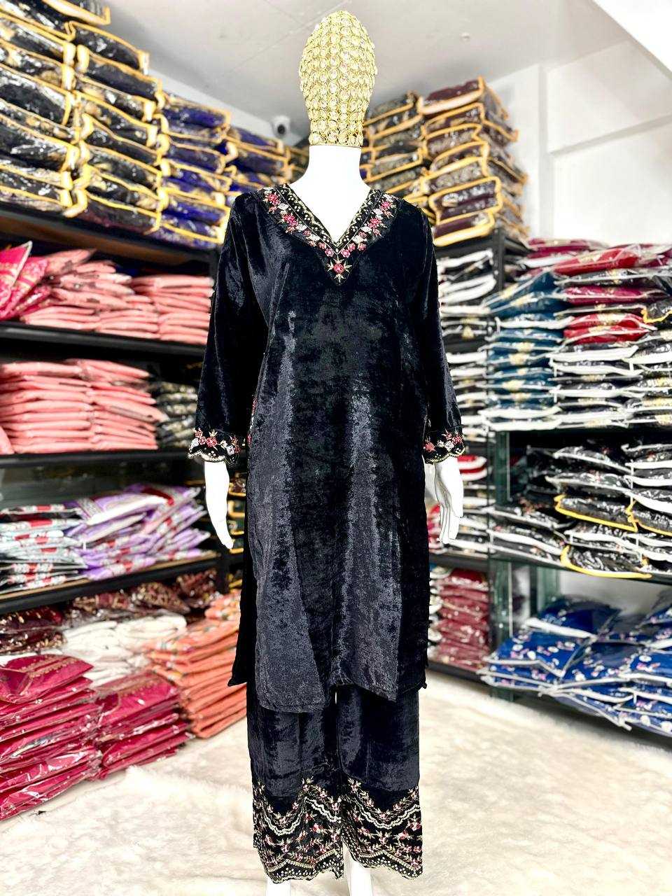 Ynf Velvet KESH531 1016 Kurti Wholesale Casual Kurtis Festive Kurtis Party Wear Kurtis Embroidered Kurtis Manufacturer