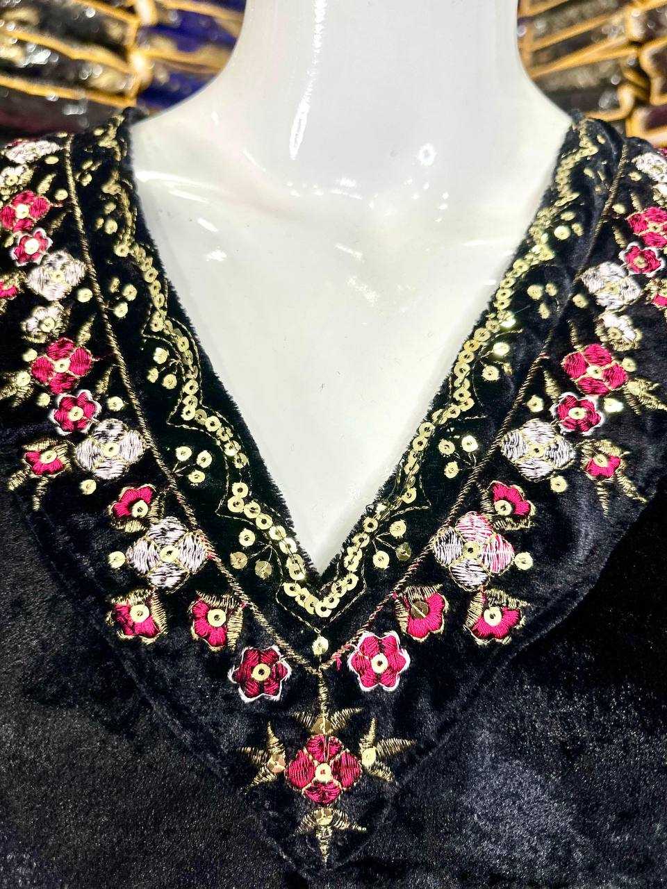 Ynf Velvet KESH531 1016 Kurti Wholesale Casual Kurtis Festive Kurtis Party Wear Kurtis Embroidered Kurtis Manufacturer