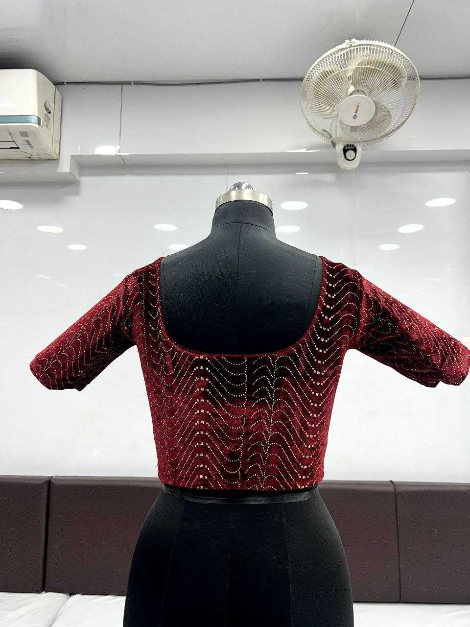 Ynf Velvet KESH535 ASTHA Readymade Blouses Wholesale Blouse Designer Blouse Velvet Blouse Manufacturer
