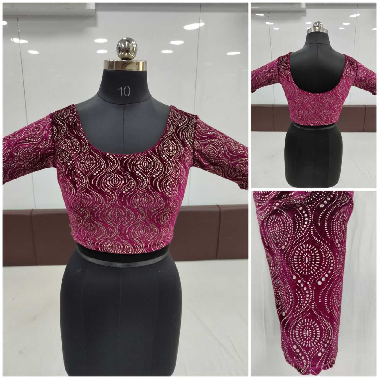 Ynf Velvet KESH535 GEETANJALI Readymade Blouses Wholesale Blouse Party Wear Blouse Velvet Blouse Manufacturer