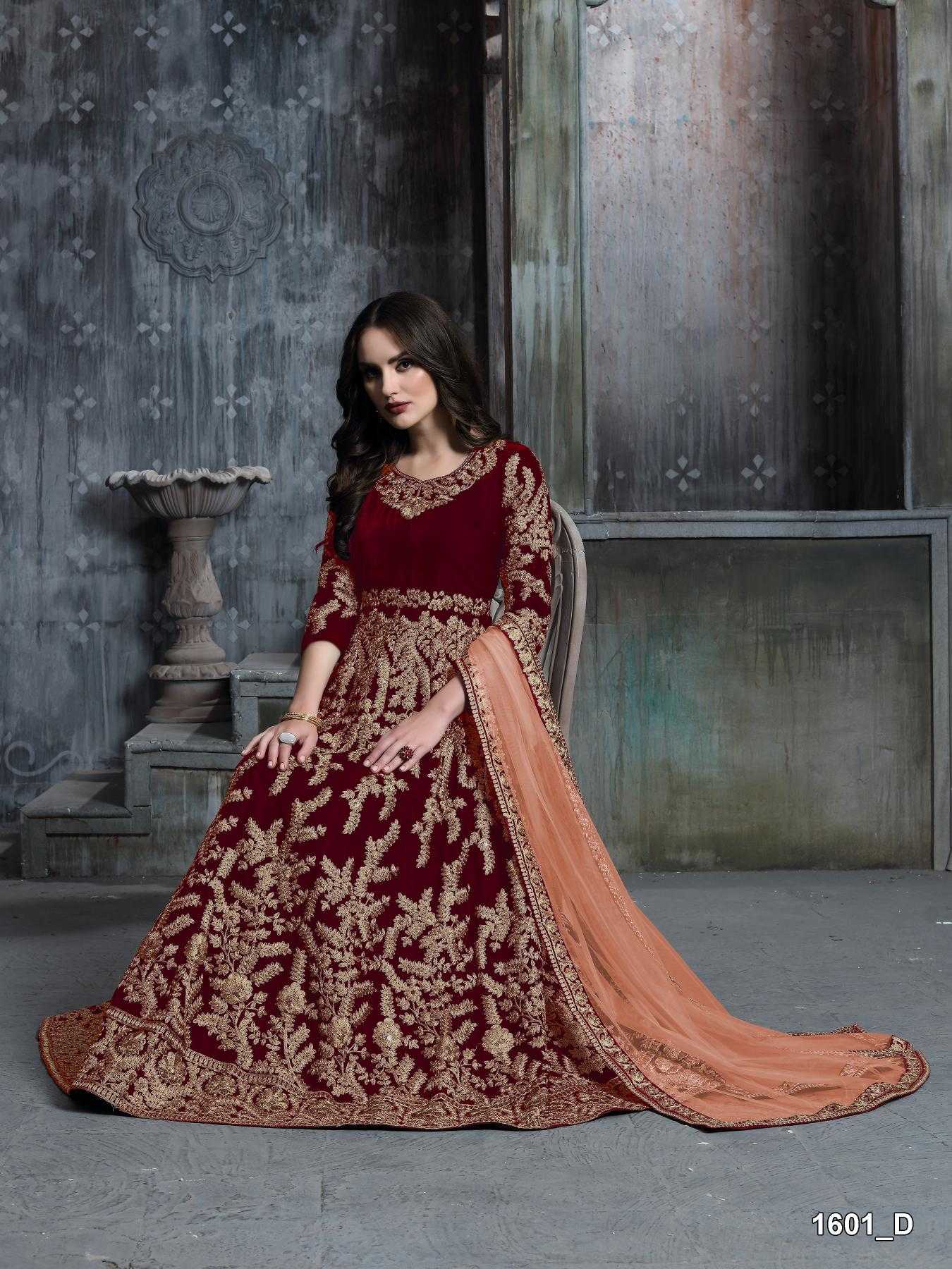 Ynf Velvet RIN197 1600 Gowns Wholesale Wedding Gown Designer Gowns Velvet Gowns Manufacturer
