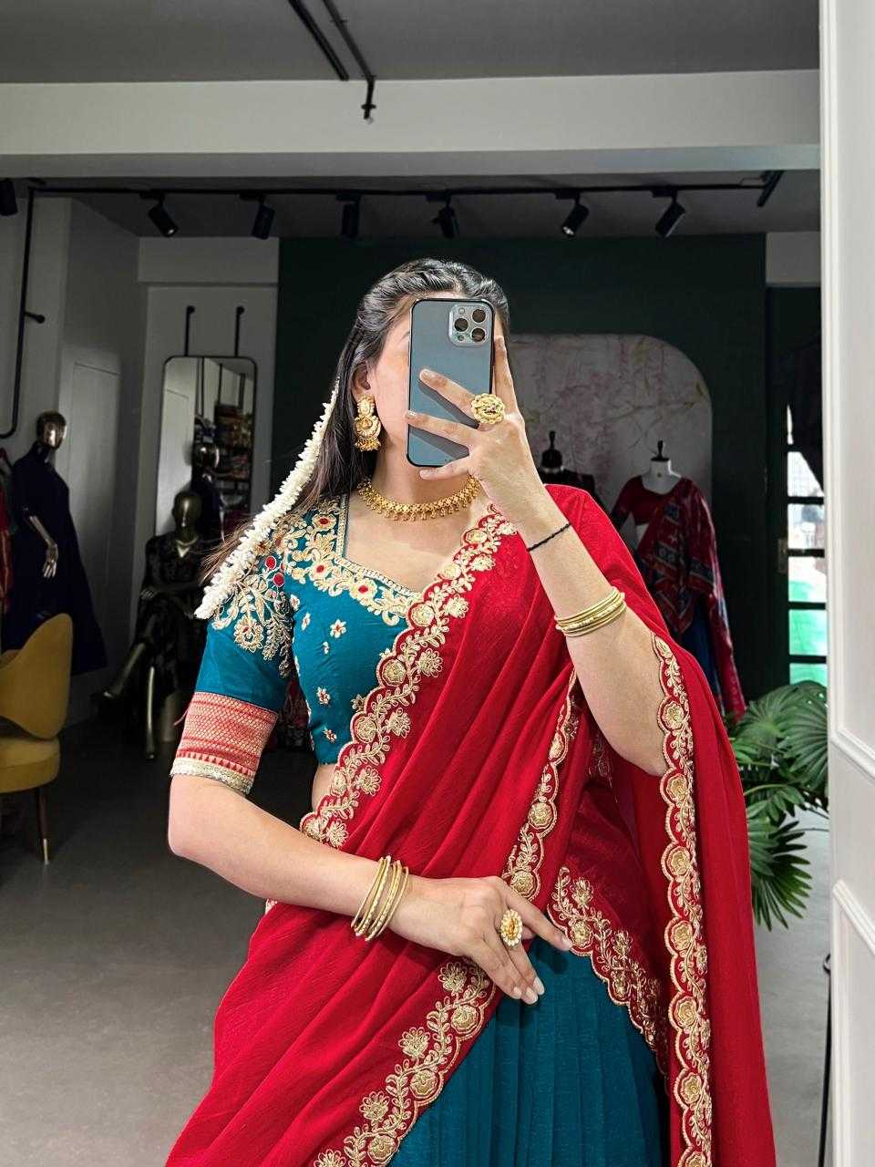 Ynf Vichitra Silk KESH134 2049 Lehengas Festive Collections Wholesale Silk Lehenga Zari Work Lehenga Onam Collections Manufacturer