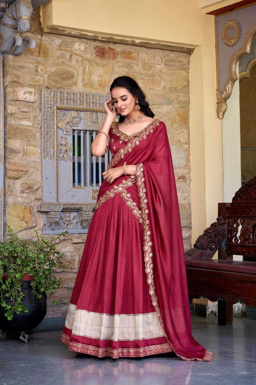 Ynf Vichitra Silk KESH134 2049 Lehengas Festive Collections Wholesale Silk Lehenga Zari Work Lehenga Onam Collections Manufacturer