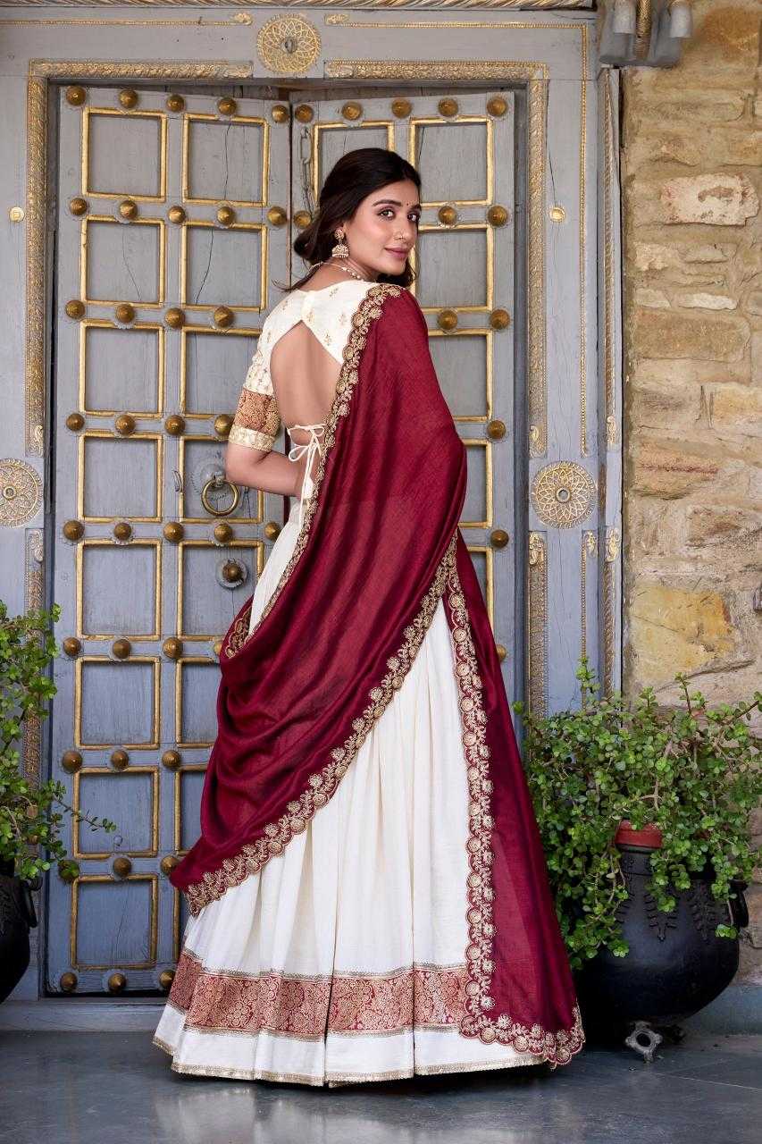 Ynf Vichitra Silk KESH134 2049 Lehengas Festive Collections Wholesale Silk Lehenga Zari Work Lehenga Onam Collections Manufacturer