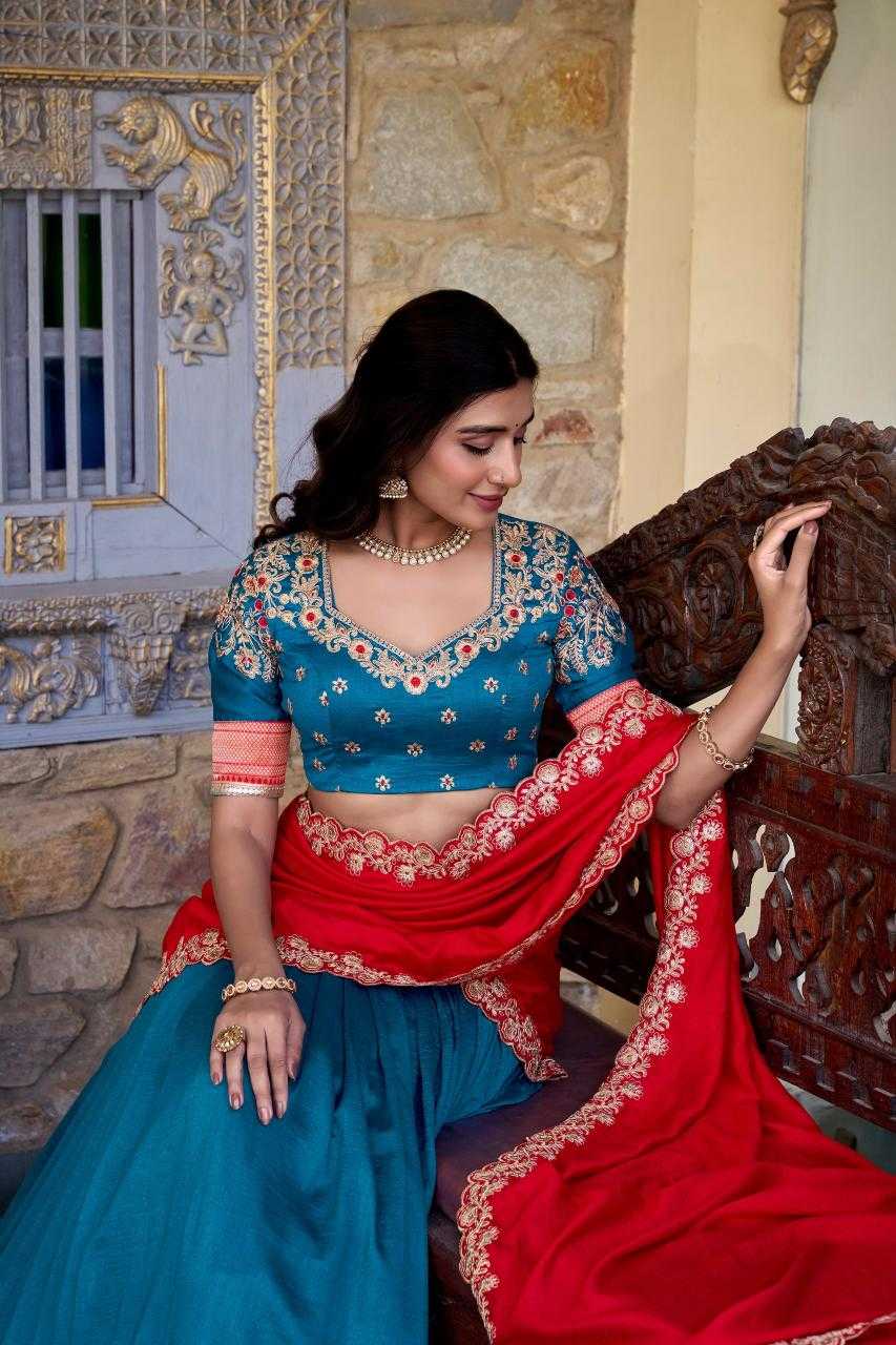 Ynf Vichitra Silk KESH134 2049 Lehengas Festive Collections Wholesale Silk Lehenga Zari Work Lehenga Onam Collections Manufacturer