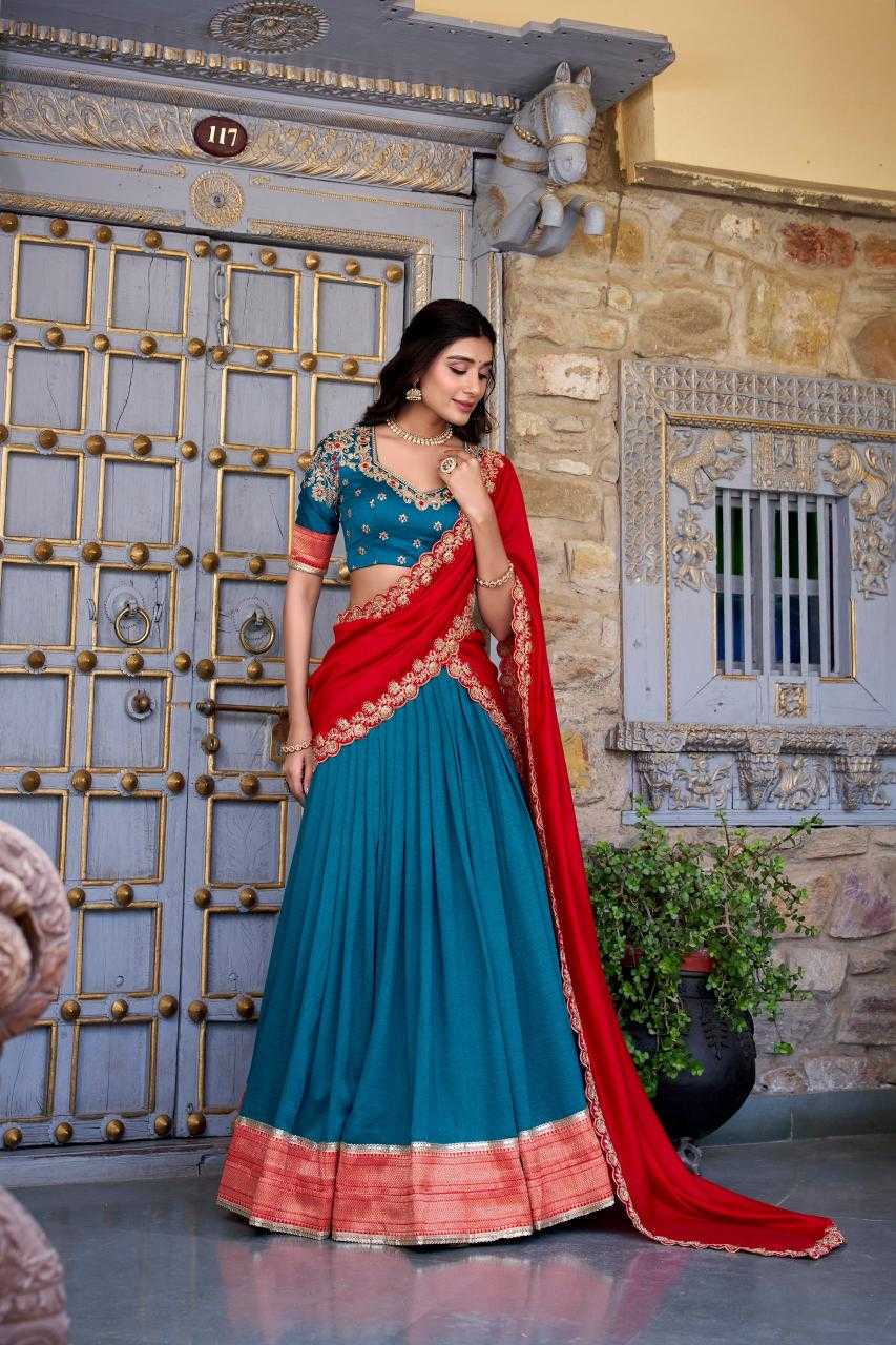 Ynf Vichitra Silk KESH134 2049 Lehengas Festive Collections Wholesale Silk Lehenga Zari Work Lehenga Onam Collections Manufacturer