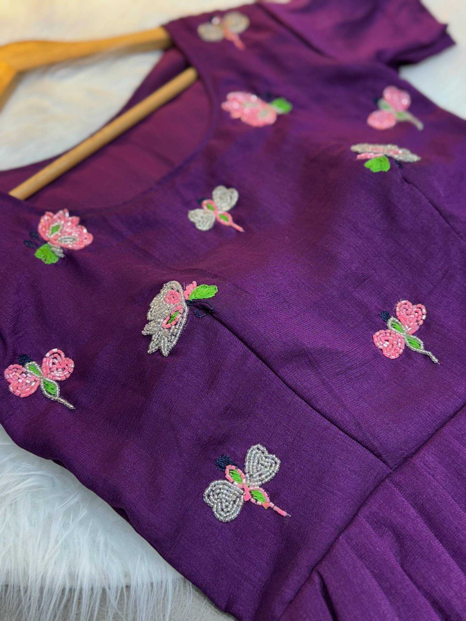 Ynf Vichitra Silk KESH485 81 Gowns Wholesale Fancy Gowns Embroidery Gowns Anarkali Gown Manufacturer