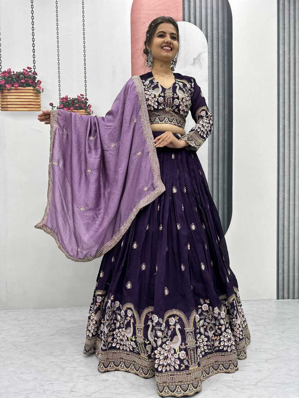 Ynf Vichitra Silk KESH497 261 Lehengas Wholesale Fancy Lehenga Traditional Lehenga Embroidered Lehenga Manufacturer
