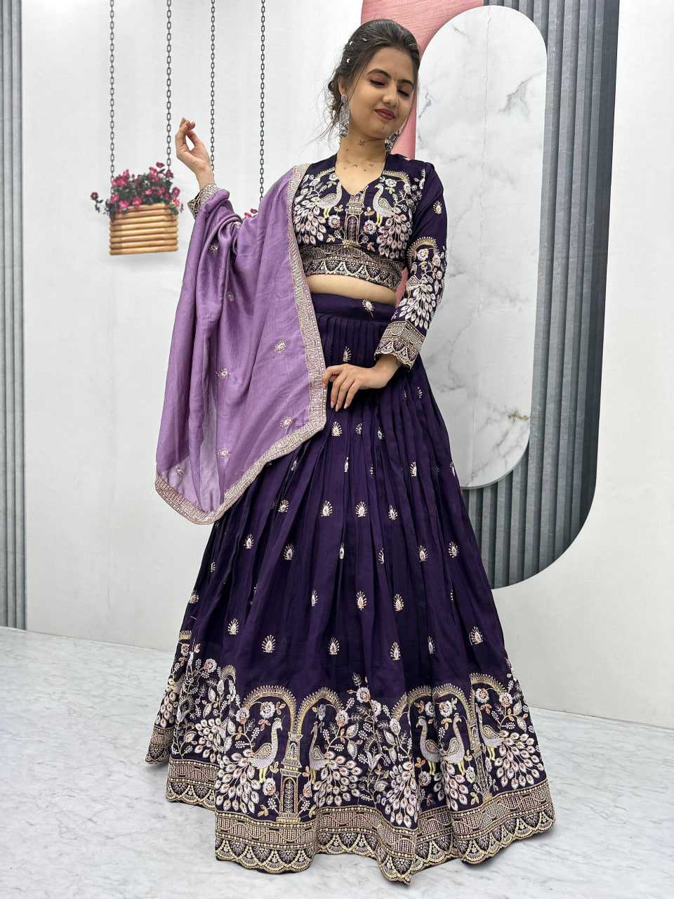 Ynf Vichitra Silk KESH497 261 Lehengas Wholesale Fancy Lehenga Traditional Lehenga Embroidered Lehenga Manufacturer