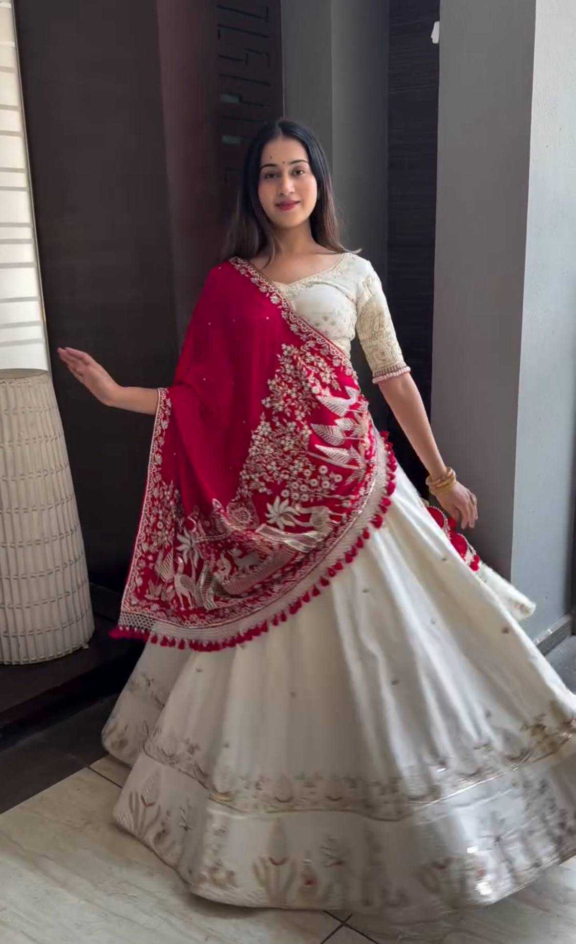 Ynf Vichitra Silk KESH497 265 Lehengas Wedding Collections Festive Collections Wholesale Silk Lehenga Embroidered Lehenga Sequins Lehenga Manufacturer