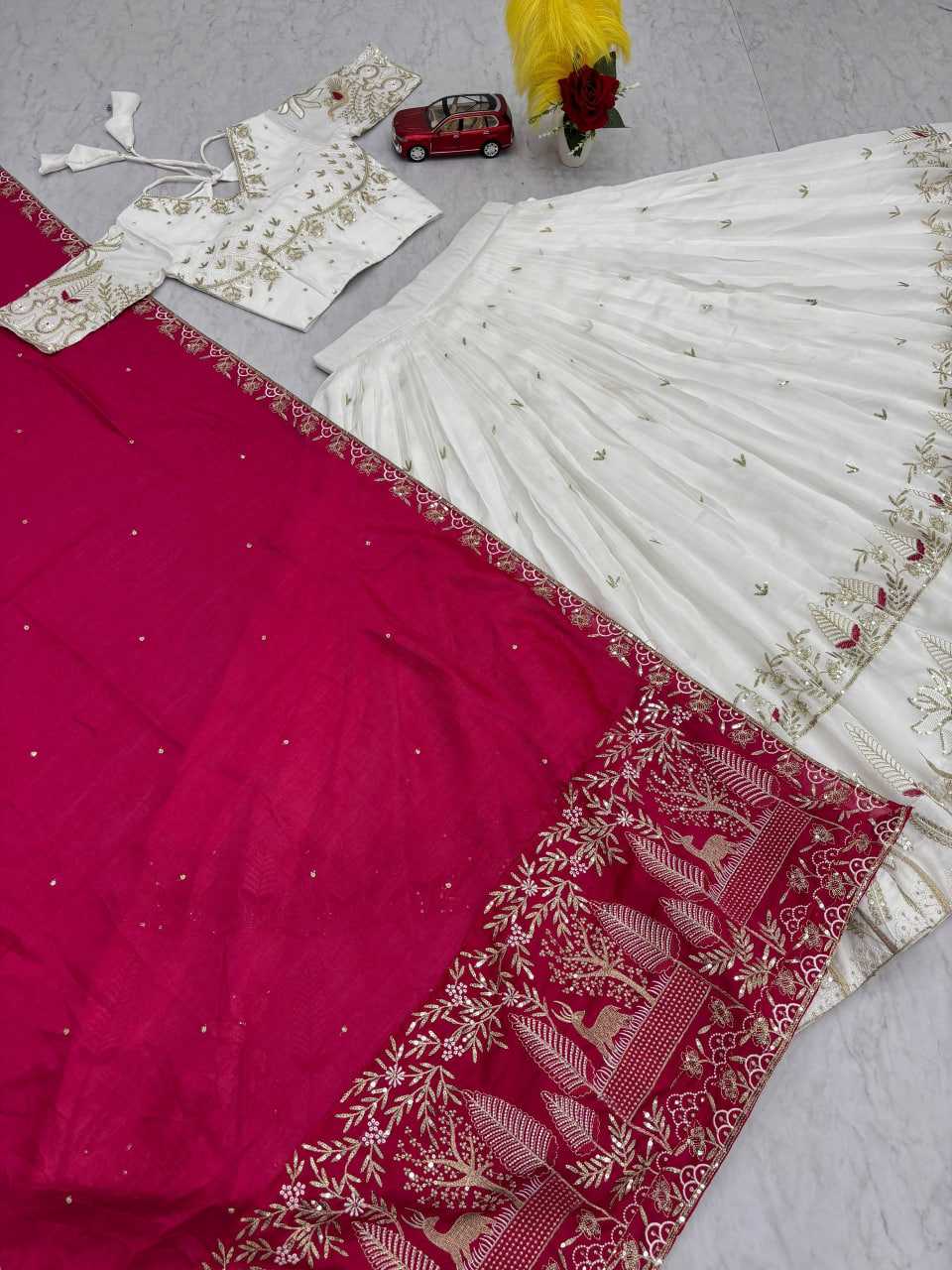 Ynf Vichitra Silk KESH497 265 Lehengas Wedding Collections Festive Collections Wholesale Silk Lehenga Embroidered Lehenga Sequins Lehenga Manufacturer