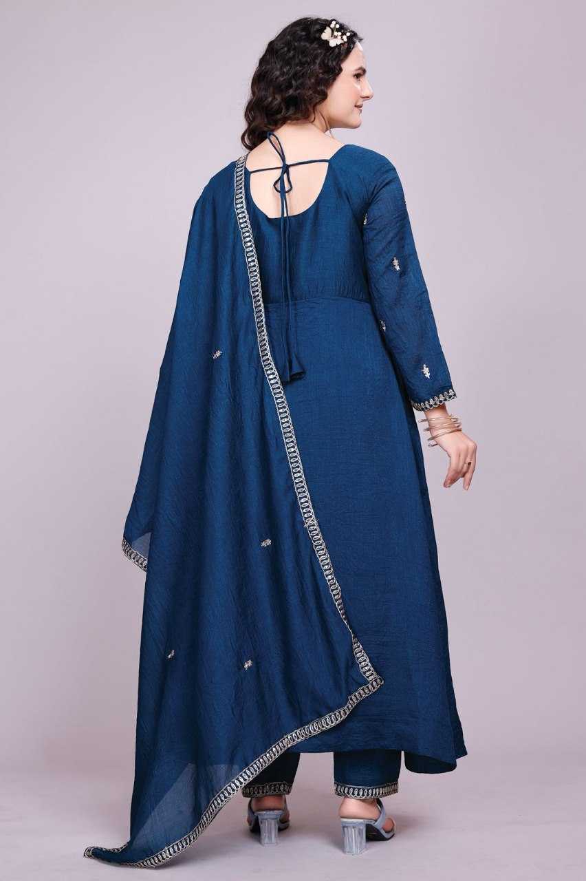 Ynf Vichitra Silk KESH507 SIMLA Kurti Wholesale Designer Kurtis Fancy Kurti Embroidered Kurtis Manufacturer
