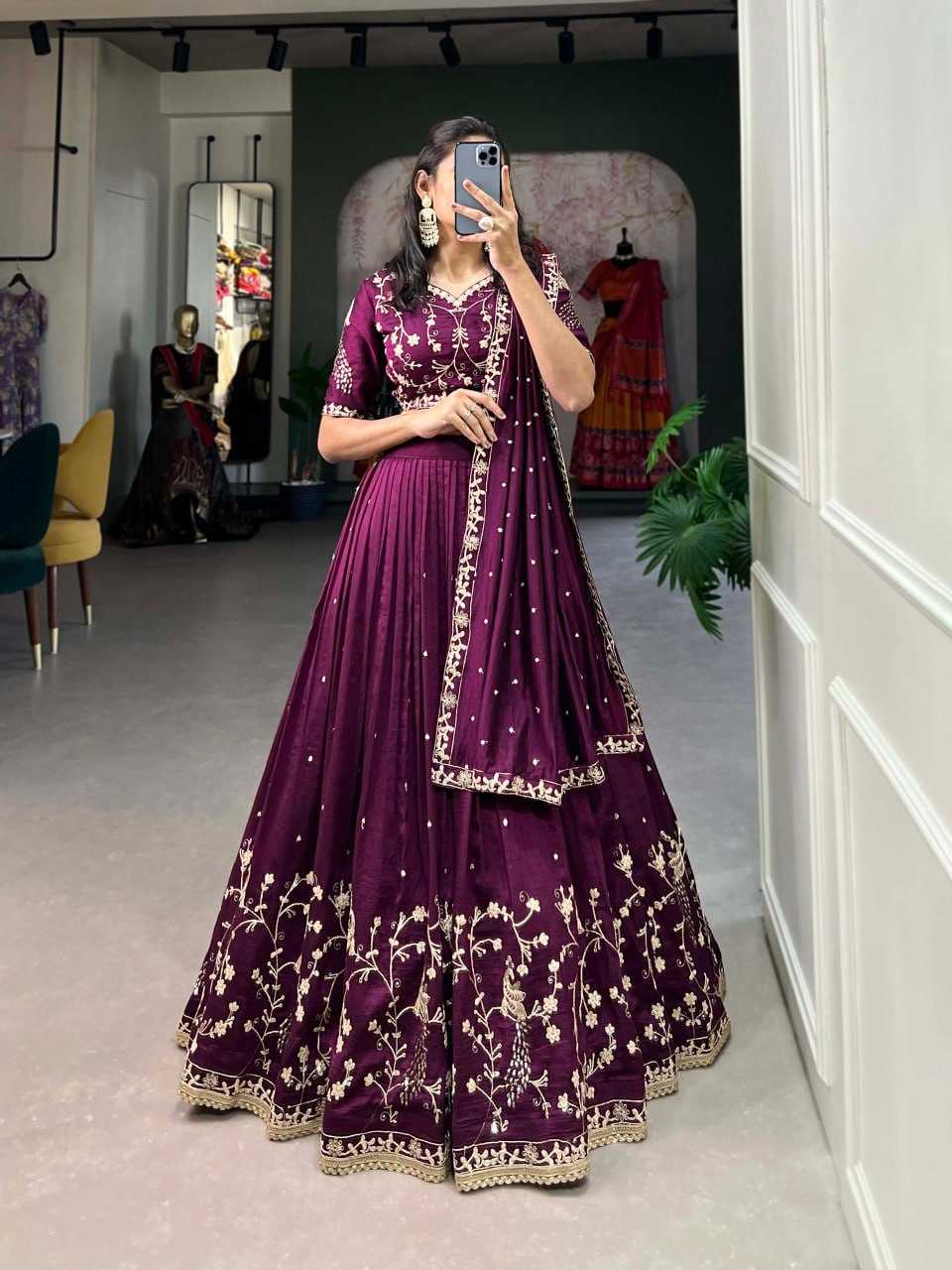 Ynf Vichitra Silk KESH511 Lehenga Choli Lehengas Wholesale Fancy Lehenga Traditional Lehenga Embroidered Lehenga Manufacturer