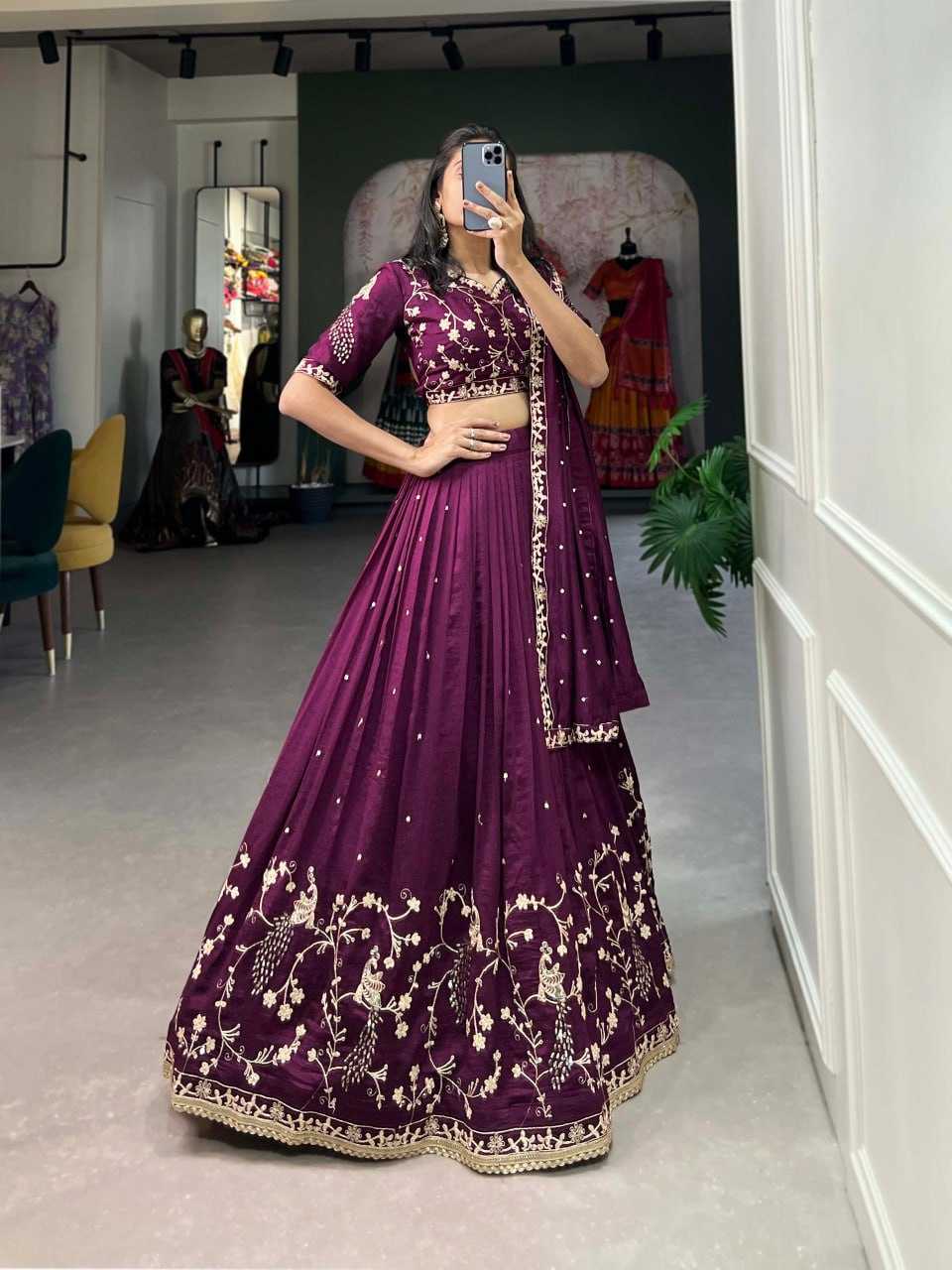 Ynf Vichitra Silk KESH511 Lehenga Choli Lehengas Wholesale Fancy Lehenga Traditional Lehenga Embroidered Lehenga Manufacturer