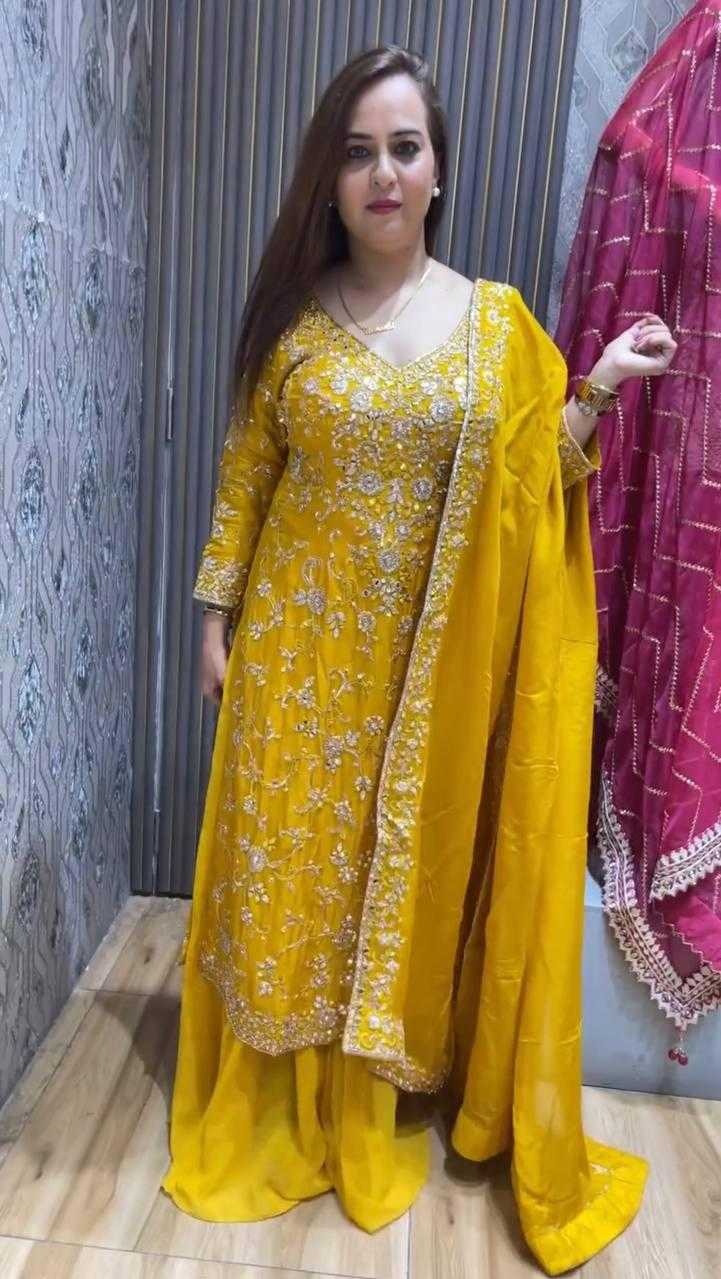 Ynf Vichitra Silk KESH512 1670 Suits & Dresses Wholesale Ladies Suits Sharara Salwar Suits Embroidery Suits Manufacturer
