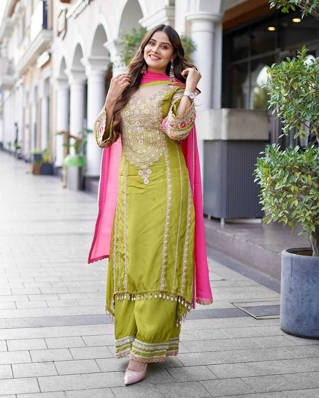 Ynf Vichitra Silk KESH512 1672 Suits & Dresses Wholesale Ladies Suits Palazzo Suit Embroidered Suits Manufacturer
