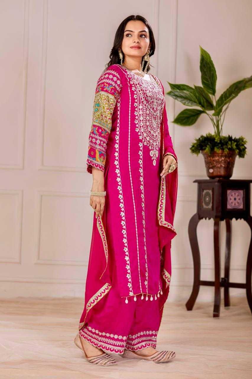 Ynf Vichitra Silk KESH512 1672 Suits & Dresses Wholesale Ladies Suits Palazzo Suit Embroidered Suits Manufacturer