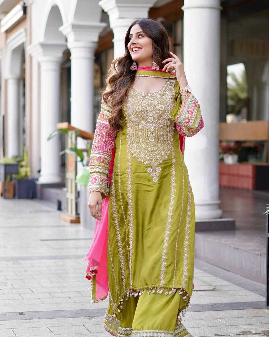 Ynf Vichitra Silk KESH512 1672 Suits & Dresses Wholesale Ladies Suits Palazzo Suit Embroidered Suits Manufacturer
