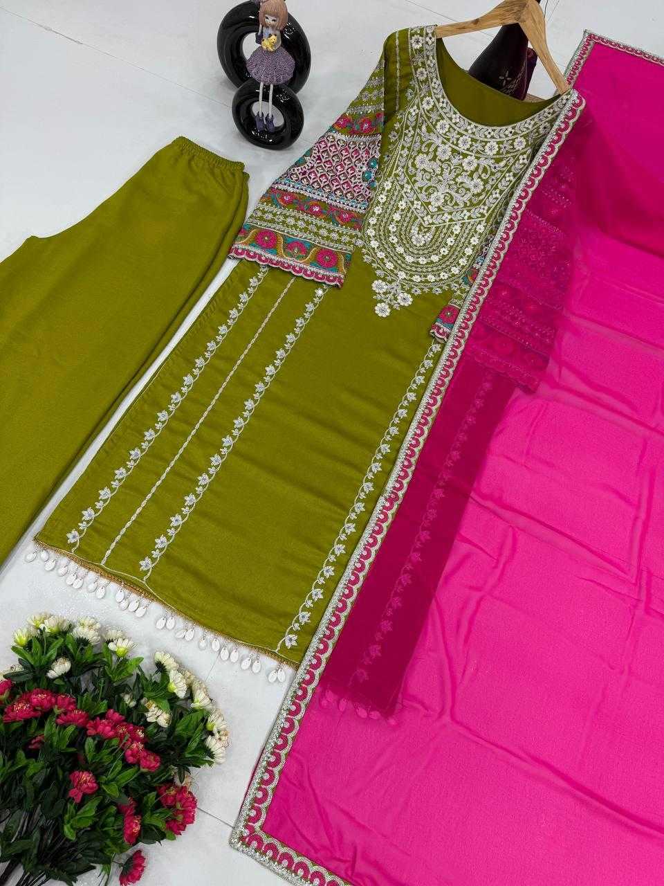 Ynf Vichitra Silk KESH512 1672 Suits & Dresses Wholesale Ladies Suits Palazzo Suit Embroidered Suits Manufacturer