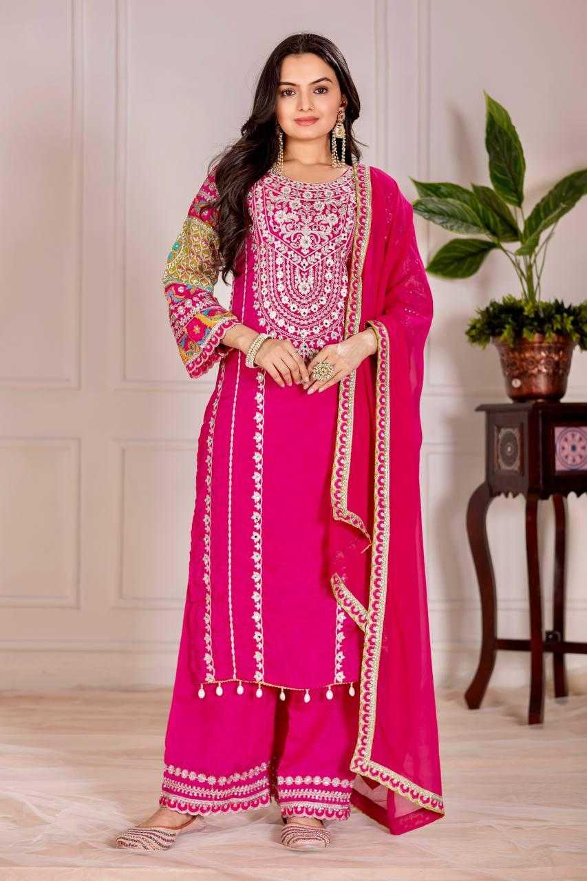 Ynf Vichitra Silk KESH512 1672 Suits & Dresses Wholesale Ladies Suits Palazzo Suit Embroidered Suits Manufacturer