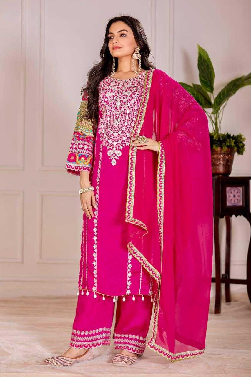 Ynf Vichitra Silk KESH512 1672 Suits & Dresses Wholesale Ladies Suits Palazzo Suit Embroidered Suits Manufacturer