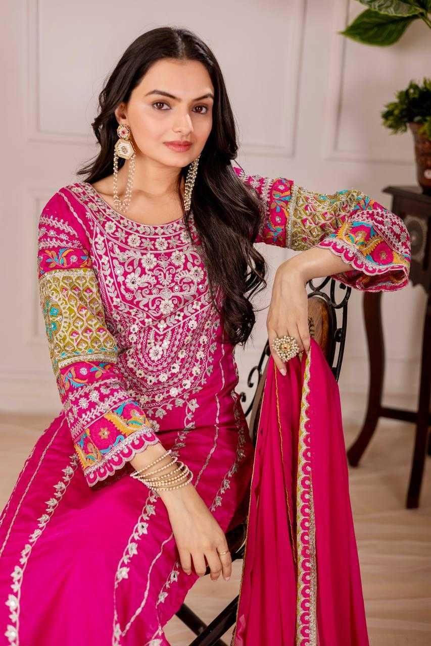 Ynf Vichitra Silk KESH512 1672 Suits & Dresses Wholesale Ladies Suits Palazzo Suit Embroidered Suits Manufacturer