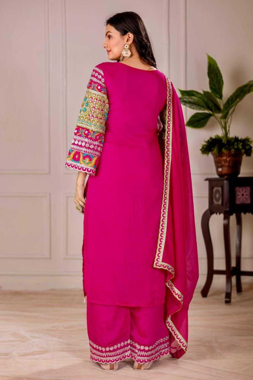Ynf Vichitra Silk KESH512 1672 Suits & Dresses Wholesale Ladies Suits Palazzo Suit Embroidered Suits Manufacturer