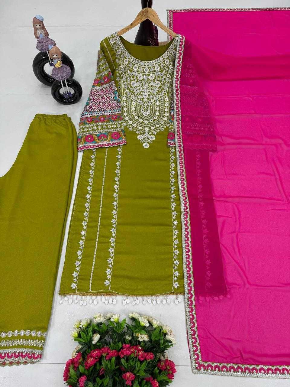 Ynf Vichitra Silk KESH512 1672 Suits & Dresses Wholesale Ladies Suits Palazzo Suit Embroidered Suits Manufacturer