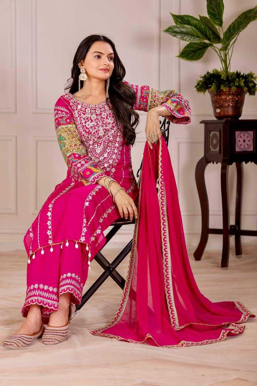 Ynf Vichitra Silk KESH512 1672 Suits & Dresses Wholesale Ladies Suits Palazzo Suit Embroidered Suits Manufacturer