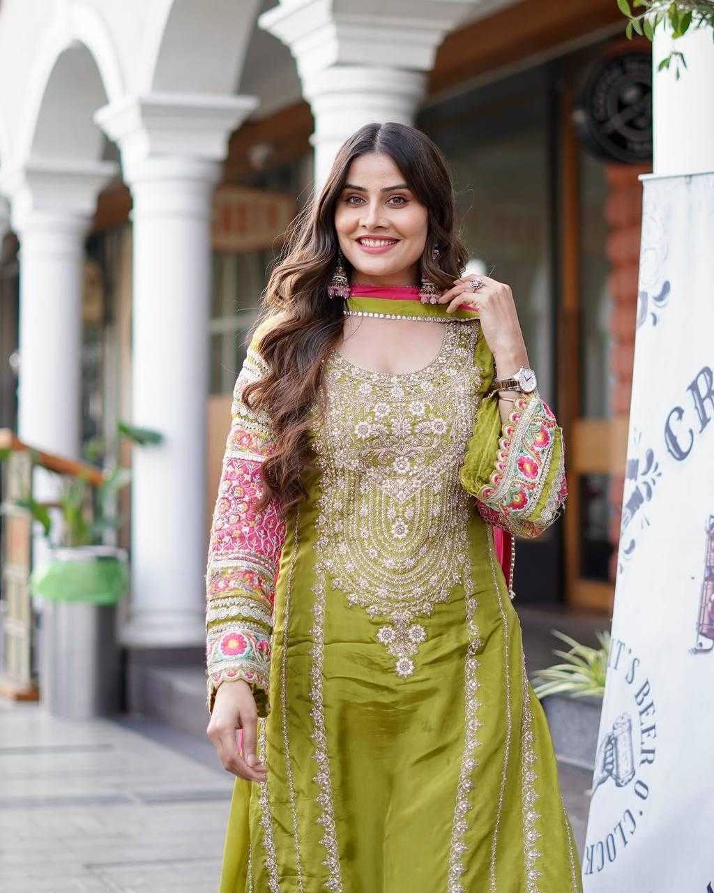 Ynf Vichitra Silk KESH512 1672 Suits & Dresses Wholesale Ladies Suits Palazzo Suit Embroidered Suits Manufacturer
