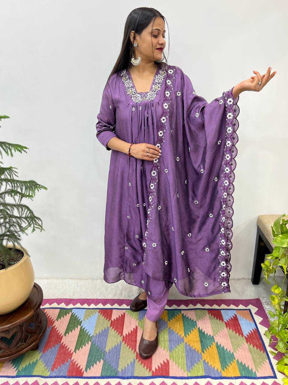 Ynf Vichitra Silk KESH513 441 Gowns Wholesale Fancy Gowns Party Wear Gowns Designer Gowns Manufacturer
