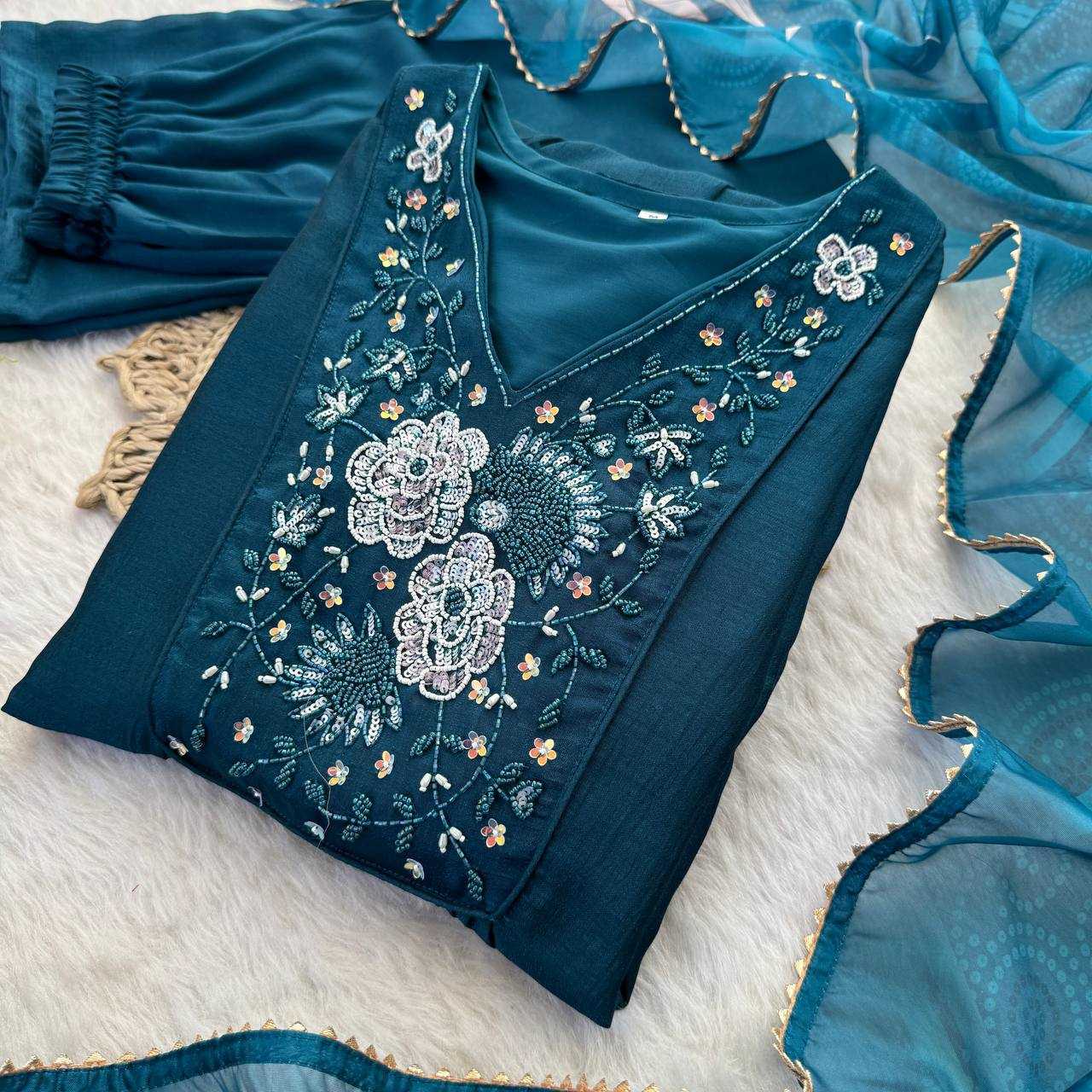 Ynf Vichitra Silk KESH513 459 Gowns Wholesale Fancy Gowns Embroidery Gowns Gown With Dupatta Manufacturer