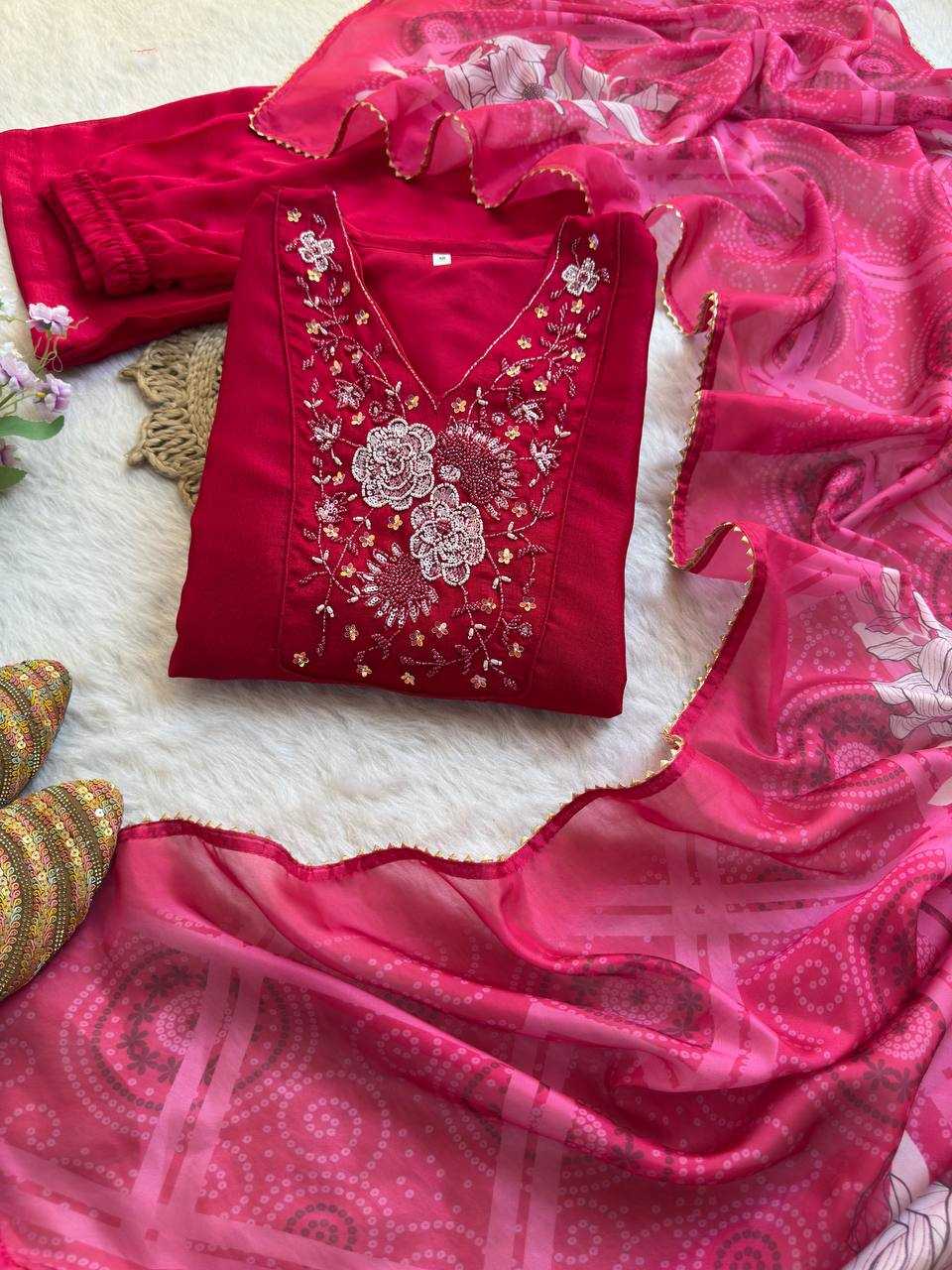 Ynf Vichitra Silk KESH513 459 Gowns Wholesale Fancy Gowns Embroidery Gowns Gown With Dupatta Manufacturer