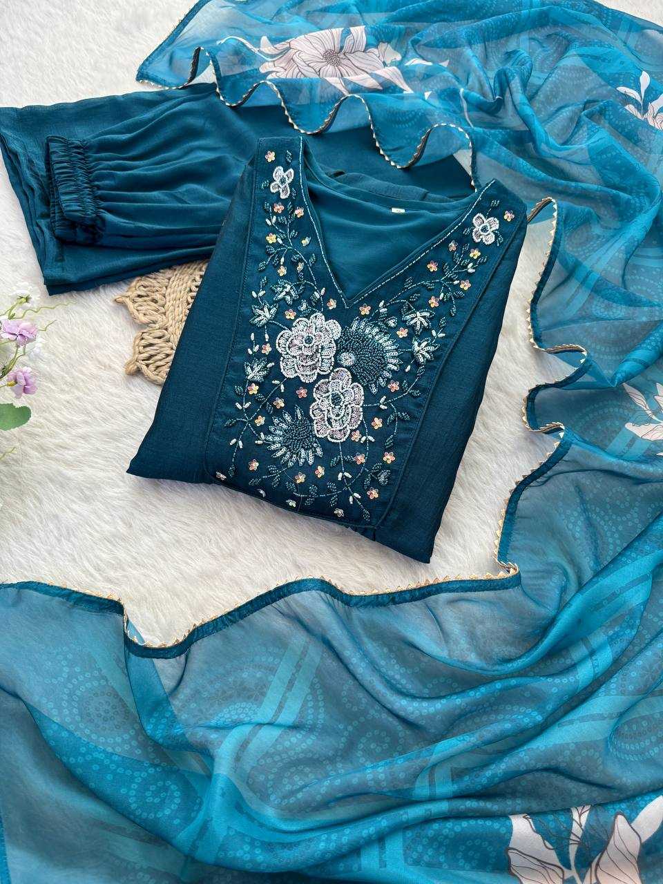 Ynf Vichitra Silk KESH513 459 Gowns Wholesale Fancy Gowns Embroidery Gowns Gown With Dupatta Manufacturer