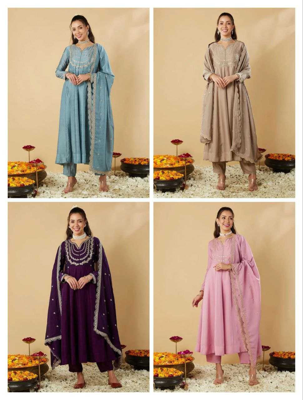 Ynf Vichitra Silk KESH529 MUSKAN Suits & Dresses Wholesale Ladies Suits Embroidery Suits Anarkali Suits Party wear suits Manufacturer