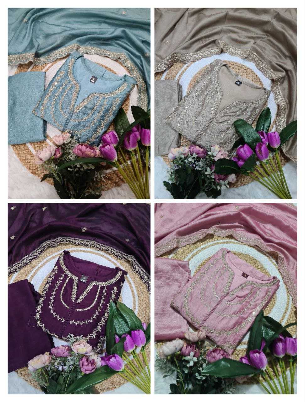 Ynf Vichitra Silk KESH529 MUSKAN Suits & Dresses Wholesale Ladies Suits Embroidery Suits Anarkali Suits Party wear suits Manufacturer